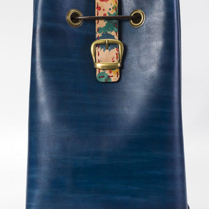 Pop Art Pouch - μπλε, δέρμα, vintage, πουγκί, πλάτης, σακίδια πλάτης, all day - 4