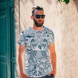 wOwl - Stunningly Mysterious Slim Fit - βαμβάκι, t-shirt, δώρα για άντρες - 4