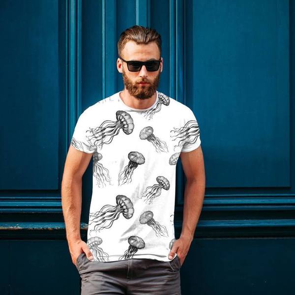 JelaFish - Poisonous Magnificence Slim Fit - δώρα για άντρες, βαμβάκι - 4