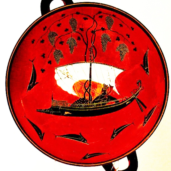 Crossing the Wine Sea κολιέ ξύλινο με απεικόνιση. - ξύλο, ethnic, γεωμετρικά σχέδια, αυξομειούμενα, μακριά, μεγάλα - 5