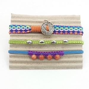 Multicolor bohemian bracelets - χρωματιστό, ιδιαίτερο, μακραμέ, εντυπωσιακά, boho, δώρα για γυναίκες
