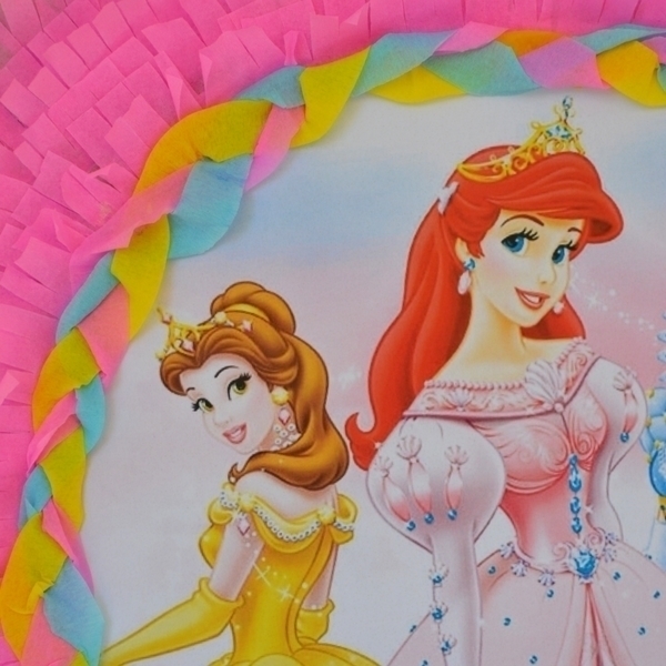 Πινιάτα Πριγκίπισσες 1- (38 εκ) - κορίτσι, δώρο, χειροποίητα, παιδί, πάρτυ, πριγκίπισσα, γενέθλια, birthday, πινιάτες, ήρωες κινουμένων σχεδίων - 4