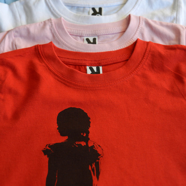 T shirt με μεταξοτυπία για κορίτσια, σε διάφορα χρώματα - fashion, κορίτσι, t-shirt, δώρο, απαραίτητα καλοκαιρινά αξεσουάρ, βρεφικά, έλληνες σχεδιαστές, για παιδιά, παιδικά ρούχα - 2