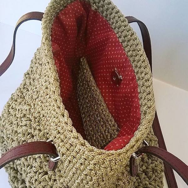 Τσάντα ώμου - chic, crochet, χειροποίητα, μεγάλες, all day, must, πλεκτές τσάντες - 4