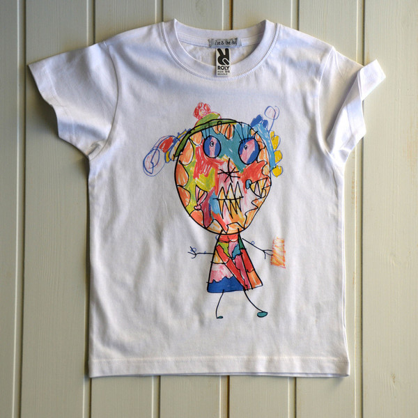 T-shirt παιδικό The Monster Series - πολύχρωμο, fashion, κορίτσι, αγόρι, t-shirt, βρεφικά, έλληνες σχεδιαστές, για παιδιά, παιδικά ρούχα