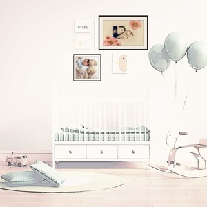 Καδράκια με μωρά ! - πίνακες & κάδρα, διακόσμηση, γάτα, δωράκι, παιδικό δωμάτιο, παιδικά κάδρα - 4