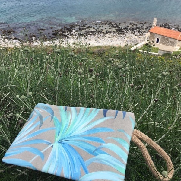 BAGOU TROPICANA - chic, φάκελοι, καλοκαίρι, παραλία, φλοράλ, ethnic, θαλάσσης, χειρός, μικρές - 5