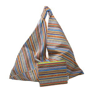 Σετ Origami ώμου Ethnic Beige και ασορτί νεσεσέρ - βαμβάκι, καλοκαίρι, ώμου, μεγάλες, παραλία, ethnic, θαλάσσης, Black Friday, φθηνές