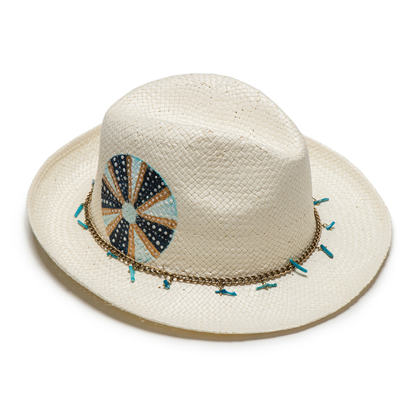 Καπέλο Ahinos Corals - καλοκαίρι, παραλία, ψάθινα