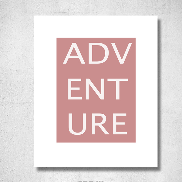 adventure quote αφίσα 20χ30εκ - εκτύπωση, διακοσμητικό, κορίτσι, χαρτί, δώρο, διακόσμηση, αφίσες, δωμάτιο, είδη διακόσμησης, πρωτότυπα δώρα, δώρα για γυναίκες - 4