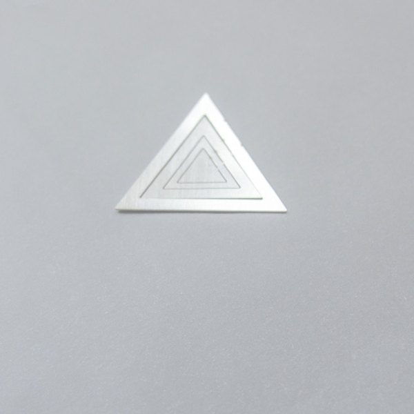 Πρωτότυπο επικολλητό κόσμημα για το σώμα / Body jewel / Triangle - αλπακάς, γεωμετρικά σχέδια, minimal, αυτοκόλλητα, Black Friday - 2