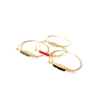 Gold plated crystal cuffs - ιδιαίτερο, μοντέρνο, γυναικεία, επιχρυσωμένα, κρύσταλλα, δώρο, βραχιόλια, χειροποίητα, πρωτότυπα, για όλες τις ώρες, all day, minimal, fashion jewelry, χειροπέδες