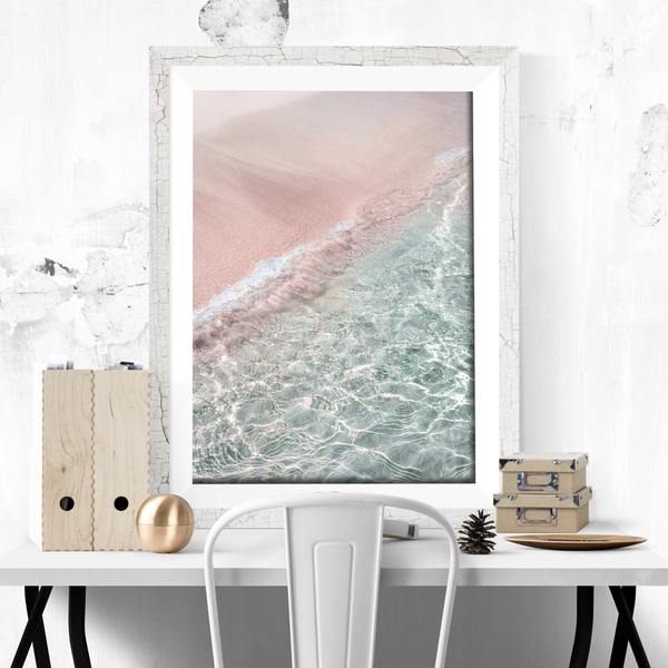 Poster 20x30cm Pink Sand Koufonisia / Αφισα 20χ30εκ Pink Sand Koufonisia - διακοσμητικό, καλοκαίρι, χαρτί, δώρο, decor, αφίσες, summer, παραλία, gift, δώρα γενεθλίων, δώρα για γυναίκες - 2