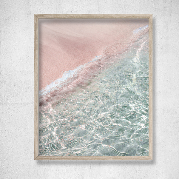 Poster 20x30cm Pink Sand Koufonisia / Αφισα 20χ30εκ Pink Sand Koufonisia - διακοσμητικό, καλοκαίρι, χαρτί, δώρο, decor, αφίσες, summer, παραλία, gift, δώρα γενεθλίων, δώρα για γυναίκες
