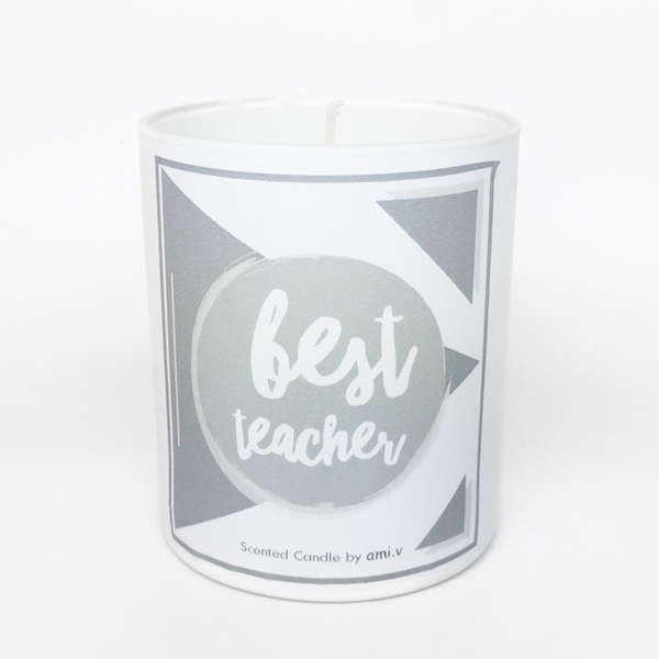 Αρωματικό κερί - Best Teacher - δώρο, πρωτότυπο, κερί, αρωματικά κεριά, αρωματικό, δώρα για δασκάλες