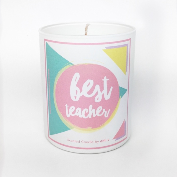 Αρωματικό κερί - Best Teacher - δώρο, πρωτότυπο, κερί, αρωματικά κεριά, αρωματικό, δώρα για δασκάλες