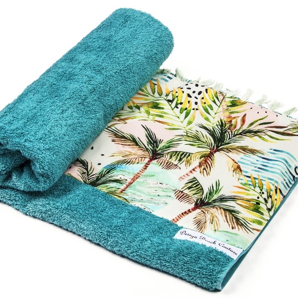 My tropical stories beach towel - καλοκαίρι, παραλία, απαραίτητα καλοκαιρινά αξεσουάρ, αξεσουάρ παραλίας