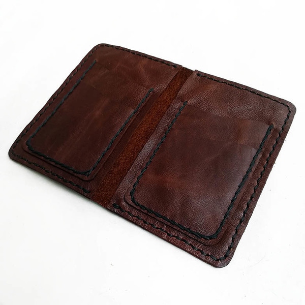 Δερμάτινο πορτοφόλι τσέπης - δέρμα - 2