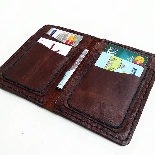 Δερμάτινο πορτοφόλι τσέπης - δέρμα - 3