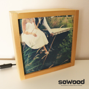 Ξύλινο χειροποίητο Lightbox - ξύλο, χειροποίητα, δώρα γάμου, παιδικό δωμάτιο, παιδική διακόσμηση, party, για φωτογραφίες, ξύλινα διακοσμητικά - 3