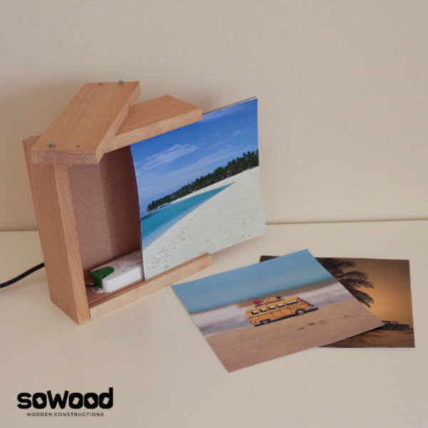 Ξύλινο χειροποίητο Lightbox - ξύλο, χειροποίητα, δώρα γάμου, παιδικό δωμάτιο, παιδική διακόσμηση, party, για φωτογραφίες, ξύλινα διακοσμητικά - 5