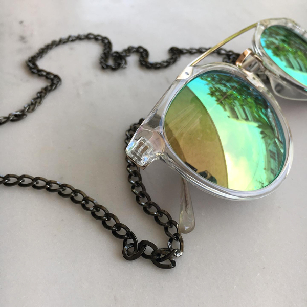 Sunglasses chain - statement, αλυσίδες, καλοκαιρινό, χειροποίητα, αξεσουάρ, απαραίτητα καλοκαιρινά αξεσουάρ, αλυσίδα γυαλιών, αξεσουάρ παραλίας - 3