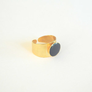 "Dream" ring - πράσινο - chevalier, επιχρυσωμένα, χειροποίητα, minimal, αυξομειούμενα, φθηνά - 2