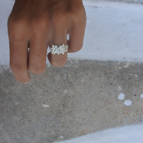 ○ Amorgos | δαχτυλίδι από ασήμι 925 | ελληνικά νησιά - Μέγεθος 1.6 cm - μοναδικό, ασήμι 925, δαχτυλίδι, χειροποίητα, έλληνες σχεδιαστές - 2