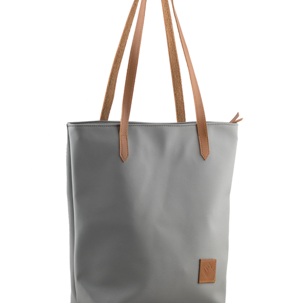 Classic Shopper Bag - vintage, ώμου, minimal, δερματίνη - 3