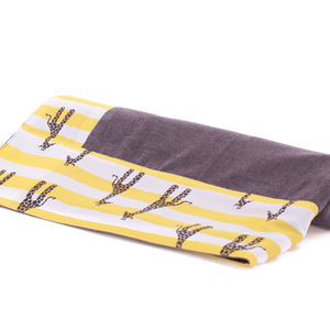 ΠΕΤΣΕΤΑ ΘΑΛΑΣΣΗΣ MICROFIBER ΜΕ ΥΦΑΣΜΑ GIRAFFES - ύφασμα, μοναδικό, καλοκαίρι, δώρο, χειροποίητα, summer, παραλία, απαραίτητα καλοκαιρινά αξεσουάρ, must αξεσουάρ