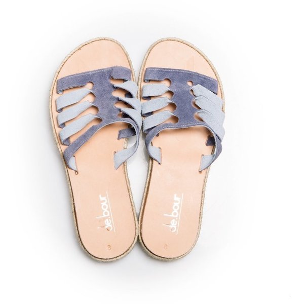 CALLISTA baby blue & denim blue sandal - γυναικεία - 3