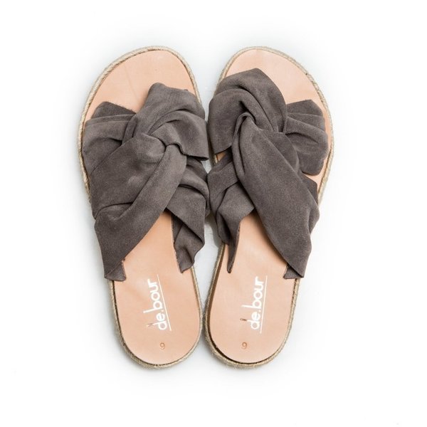 TWIST grey sandal - γυναικεία
