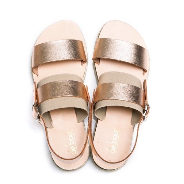 DINIADES pink gold sandal - γυναικεία - 3