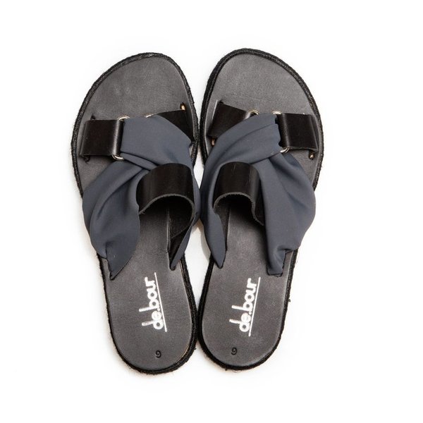 FOLD grey neoprene sandal - γυναικεία - 3