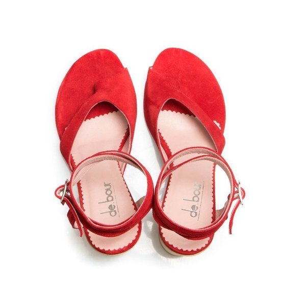 HOLA red cylinder heels - γυναικεία - 3