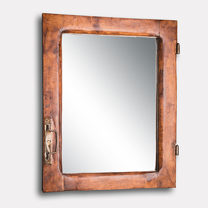 Ξύλινος Καθρέφτης - κρεμαστά, ξύλο, gift, χειροποίητα, διακόσμηση, δώρο, επιτοίχιο, ξύλινα διακοσμητικά