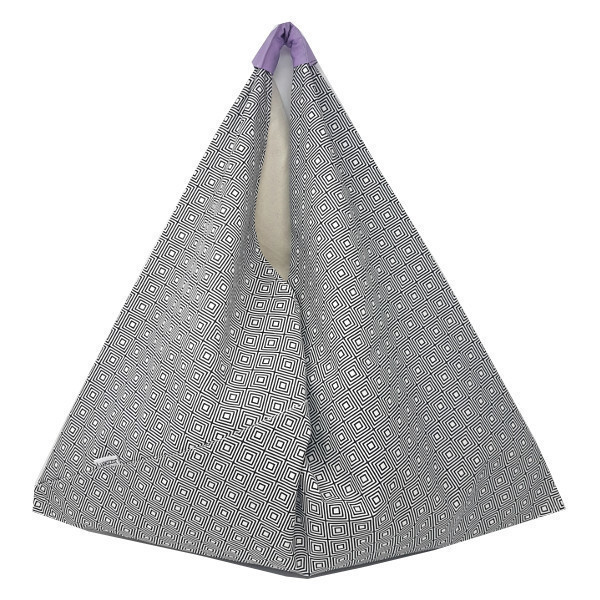 Τσάντα ώμου & νεσεσέρ Origami Geometrical - ύφασμα, ώμου, γεωμετρικά σχέδια - 2