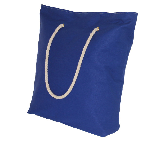 Χειροποίητη τσάντα ώμου - Cobalt - ύφασμα, vintage, ώμου, all day, minimal, θαλάσσης, χειρός