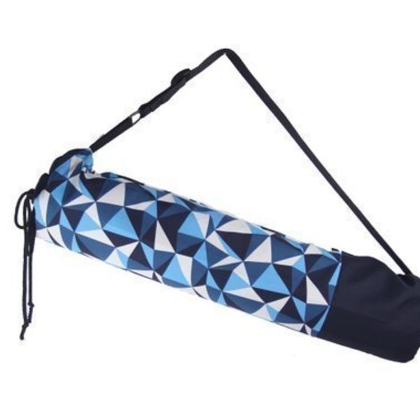 Χειροποίητη τσάντα Yoga / Pilates - ύφασμα, μοναδικό, αδιάβροχο, γεωμετρικά σχέδια, all day, minimal, boho, ethnic - 2