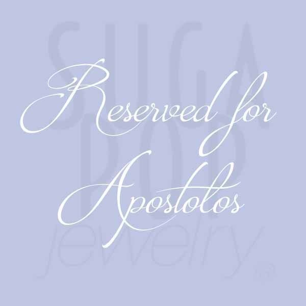 Reserved for Apostolos - ασήμι, αλυσίδες, μαργαριτάρι, επιχρυσωμένα, αγόρι, customized, σταυρός, όνομα - μονόγραμμα, κολιέ, σκυλάκι, μαμά, personalised, κρεμαστά, αυξομειούμενα
