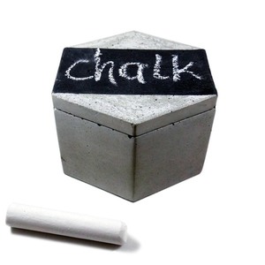 Εξαγωνικό δοχείο //hako chalk - διακοσμητικό, design, ιδιαίτερο, μοντέρνο, δώρο, customized, decor, οργάνωση & αποθήκευση, τσιμέντο, χειροποίητα, είδη διακόσμησης, είδη δώρου, unique, gift, σκυρόδεμα, πρωτότυπα δώρα, κουτιά αποθήκευσης