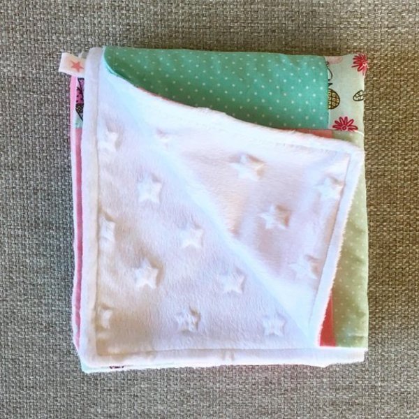 Βρεφική Patchwork Κουβερτούλα για Κορίτσια - κορίτσι, δώρο, βρεφικά, κουβέρτες - 5