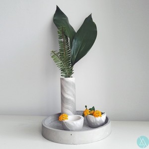 Ανθοδοχείο - design, ιδιαίτερο, βάζα & μπολ, διακόσμηση, τσιμέντο, πρωτότυπο, χειροποίητα, είδη διακόσμησης, πρωτότυπα δώρα - 2