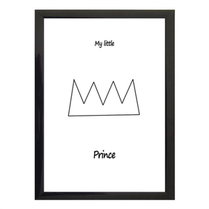 Poster σε κάδρο "My little prince" - μεγάλο- - διακοσμητικό, πίνακες & κάδρα, αγόρι, δώρο, μικρός πρίγκιπας, δώρα για βάπτιση, παιδικά κάδρα