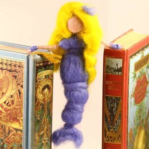 Γοργόνα needle felted - διακοσμητικό, φελτ, δώρο, χειροποίητα