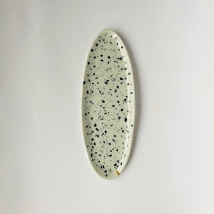 Porcelain disc terrazzo - πρωτότυπο, χειροποίητα, δώρα γάμου, πορσελάνη, gift, δώρα γενεθλίων, πρωτότυπα δώρα, είδη σερβιρίσματος, δίσκοι σερβιρίσματος - 2