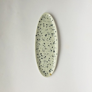 Porcelain disc terrazzo - δίσκος, πρωτότυπο, χειροποίητα, δώρα γάμου, πορσελάνη, gift, δώρα γενεθλίων, πρωτότυπα δώρα, είδη σερβιρίσματος, δίσκοι σερβιρίσματος - 2