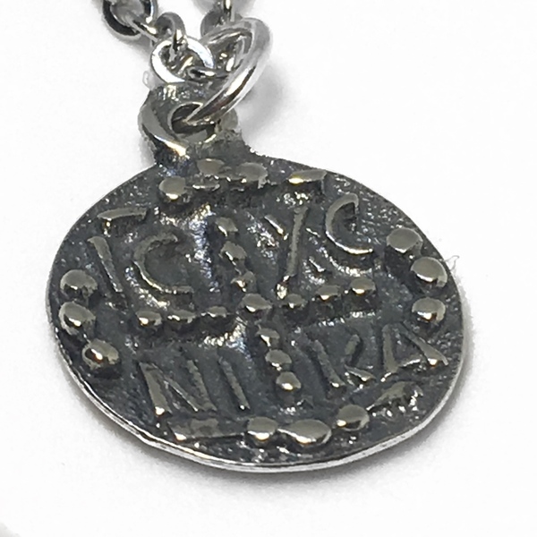 Κολιέ - Μενταγιόν Με Στοιχείο Ασημένιο Κωνσταντινάτο - ασήμι, γυναικεία, ασήμι 925, μακρύ, μακριά, μοδάτο, faux bijoux, κωνσταντινάτα - 2