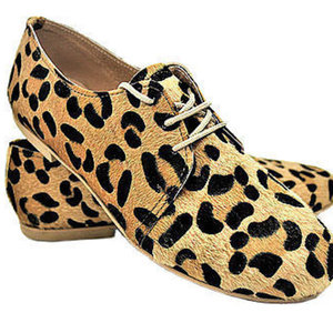 MARGO SHOES Oxfords Leopard Eco Ponyskin.