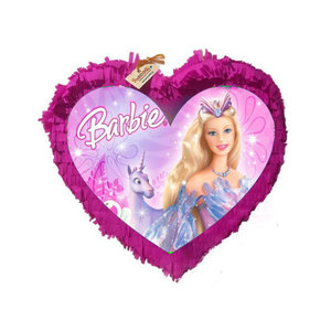 Χειροποίητη Πινιάτα Barbie Καρδιά - κορίτσι, δώρο, χειροποίητα, πάρτυ, πριγκίπισσα, πινιάτες, παιδική διακόσμηση, πάρτυ γενεθλίων, παιδικό πάρτυ, για παιδιά